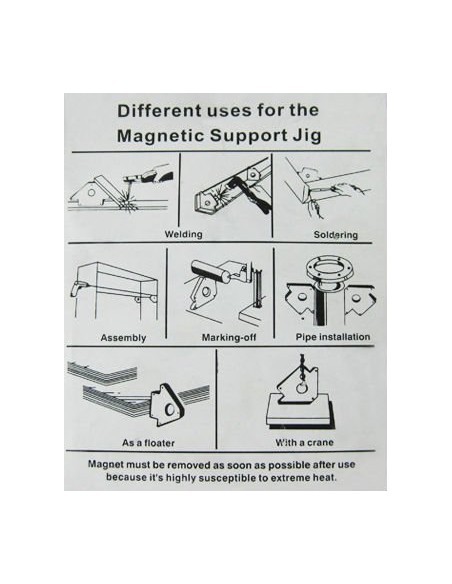 Arrow magnetic holder,120 mm x 190 mm x 25 mm