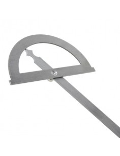Protractor angle finder 0°-180° round head with arm...