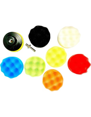 9pc 80mm Polishing Sponge Pads
