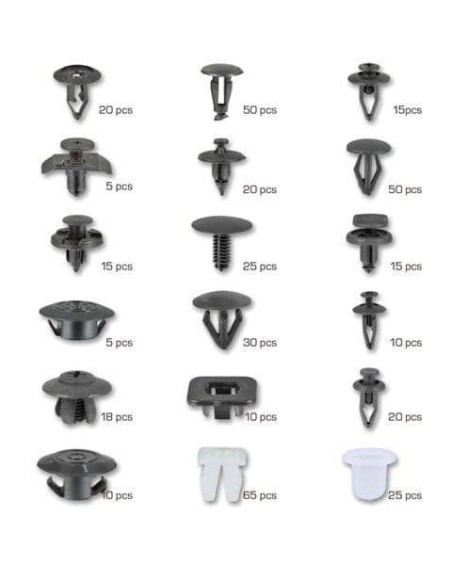 408pc Door Trim Clips For Nissan Bumper Fasteners Rivets Screw Panel Push