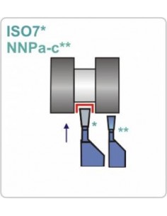 Mανέλα τόρνου iso7,40mmx25mm,DIN4981,σχισίματος 2