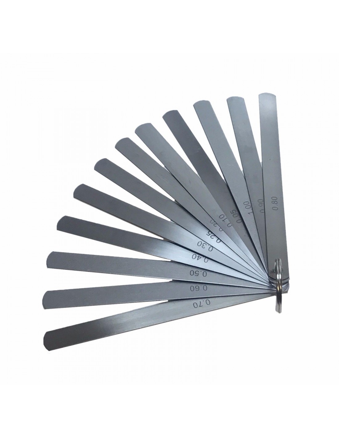 20 blades feeler gauge metric set 0.05mm1.00mm,long 150mm